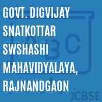 Govt. Digvijay Snatkottar Swshashi Mahavidyalaya, Rajnandgaon College Logo