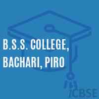 B.S.S. College, Bachari, Piro Logo
