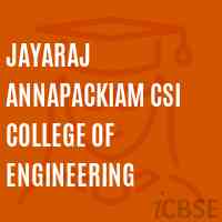 Jayaraj Annapackiam CSI College of Engineering Logo