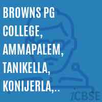 Browns PG College, Ammapalem, Tanikella, Konijerla, Khammam Logo