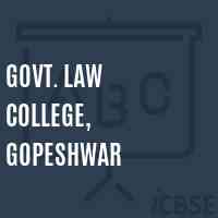 Govt. Law College, Gopeshwar Logo