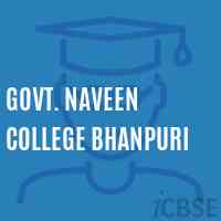 Govt. Naveen College Bhanpuri Logo