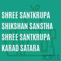 Shree Santkrupa Shikshan Sanstha Shree Santkrupa Karad Satara College Logo