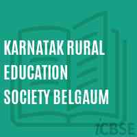 Karnatak Rural Education Society Belgaum College Logo