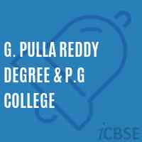 G. Pulla Reddy Degree & P.G College Logo
