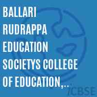 Ballari Rudrappa Education Societys College of Education, Haveri Logo