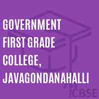 Government First Grade College, Javagondanahalli Logo