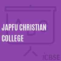 Japfu Christian College Logo
