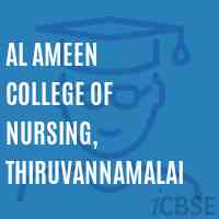 Al Ameen College of Nursing, Thiruvannamalai Logo