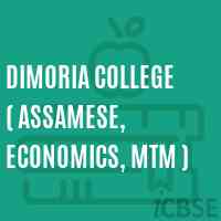 Dimoria College ( Assamese, Economics, MTM ) Logo