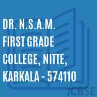 Dr. N.S.A.M. First Grade College, Nitte, Karkala - 574110 Logo