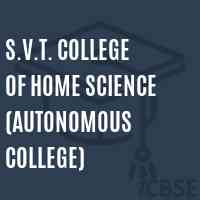 S.V.T. College of Home Science (Autonomous College) Logo