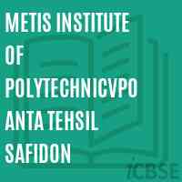 Metis Institute of Polytechnicvpo Anta Tehsil Safidon Logo