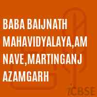 Baba Baijnath Mahavidyalaya,Amnave,Martinganj Azamgarh College Logo