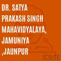 Dr. Satya Prakash Singh Mahavidyalaya, Jamuniya ,Jaunpur College Logo