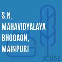 S.N. Mahavidyalaya Bhogaon, Mainpuri College Logo