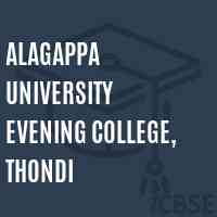 Alagappa University Evening College, Thondi Logo