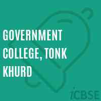 Government College, Tonk Khurd Logo