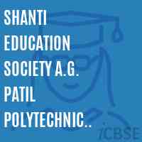 Shanti Education Society A.G. Patil Polytechnic Institute Solapur Logo