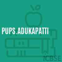 Pups.Adukapatti Primary School Logo
