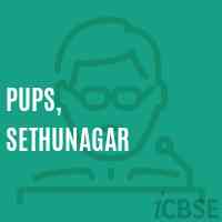 Pups, Sethunagar Primary School Logo