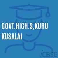 Govt.High.S,Kurukusalai High School Logo