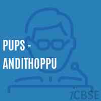 Pups - andithoppu Primary School Logo
