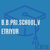 B.B.Pri.School,Vetriyur Logo