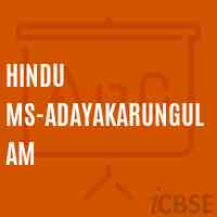 Hindu Ms-Adayakarungulam Middle School Logo