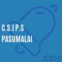C.S.I P.S Pasumalai Primary School Logo