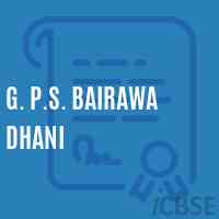 G. P.S. Bairawa Dhani Primary School Logo