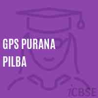 Gps Purana Pilba Primary School Logo