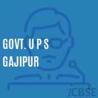 Govt. U P S Gajipur Middle School Logo