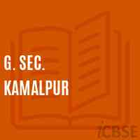 G. Sec. Kamalpur Secondary School Logo