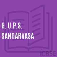 G. U.P.S. Sangarvasa Middle School Logo