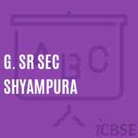 G. Sr Sec Shyampura High School Logo