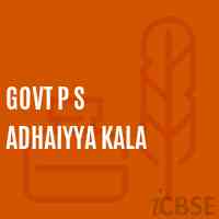 Govt P S Adhaiyya Kala Primary School Logo