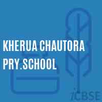 Kherua Chautora Pry.School Logo