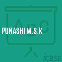 Punashi M.S.K School Logo