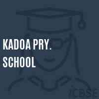 Kadoa Pry. School Logo