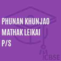 Phunan Khunjao Mathak Leikai P/s Primary School Logo