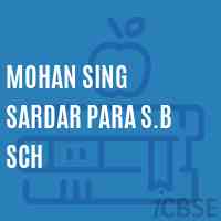 Mohan Sing Sardar Para S.B Sch Middle School Logo