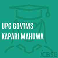 Upg Govtms Kapari Mahuwa Middle School Logo