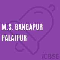 M.S. Gangapur Palatpur Middle School Logo
