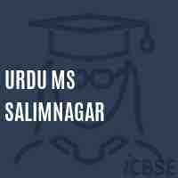 Urdu Ms Salimnagar Middle School Logo