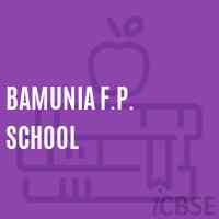 Bamunia F.P. School Logo