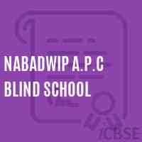 Nabadwip A.P.C Blind School Logo