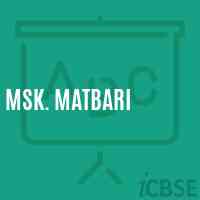 Msk. Matbari School Logo