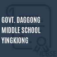 Govt. Daggong Middle School Yingkiong Logo