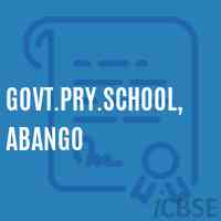 Govt.Pry.School, Abango Logo